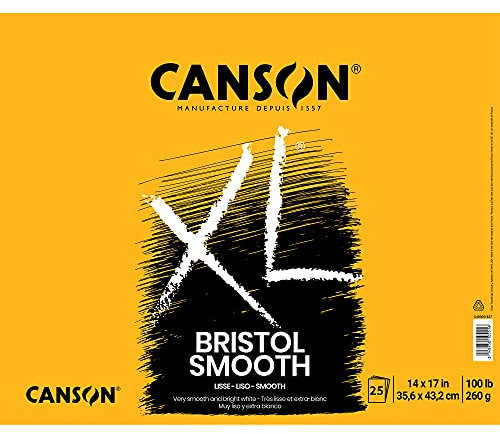 Canson XL Series Bristol Paper Pad, Smooth, 14x17 in