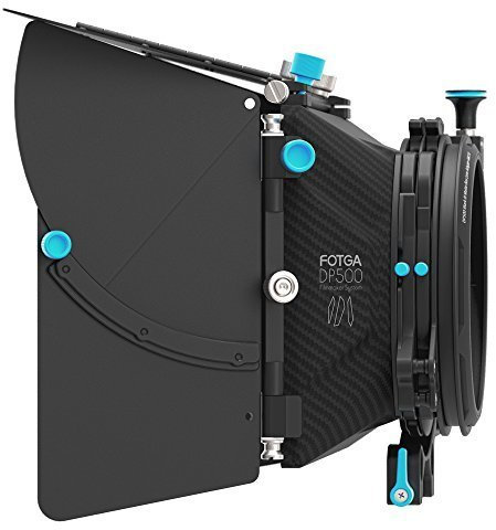 FOTGA DP500 Mark III Professionelle DSLR Swing-away Matte Box Set mit Sonnenschutzdächer für 15mm Rod Rig-System passend für alle DSLR-Videokameras, wie Blackmagic BMCC BMPCC Canon 5D Mark II Mark III 5DIV Sony A7R A7RII A7 A7II A7S A7SII Panasonic GH3 GH4 Nikon D500 BMPC URSA URSA Mini