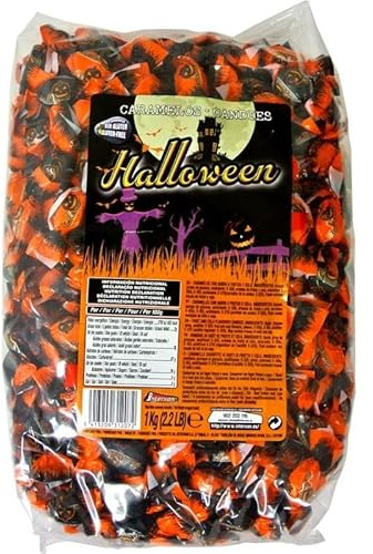 Halloween - Caramelos con sabor a frutas y cola - Bolsa de 1kg