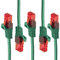 BIGtec - 5 Stück - 1m Gigabit Netzwerkkabel Patchkabel Ethernet LAN DSL Patch Kabel grün (2x RJ-45 Anschluß, CAT.5e, kompatibel zu CAT.6 CAT.6a CAT.7) 1 Meter
