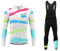 Uglyfrog Radtrikot Set Winter Herren Langarm Fahrradtrikot + Fahrradbekleidung 3D Gepolsterte Hosen Thermo Radsport Anzüge