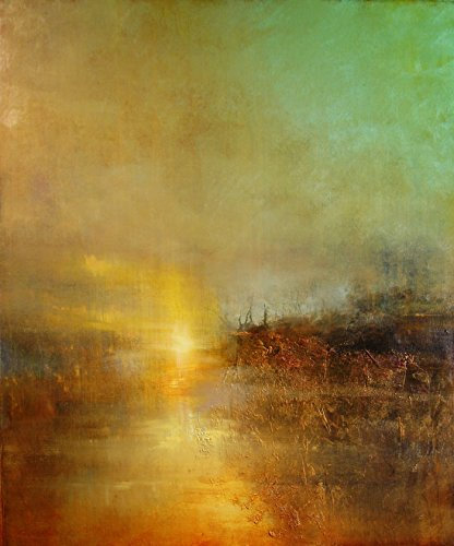 Sunset at Turner's Cove von William Turner modernes Gemälde abstraktes Gemälde Ölgemälde bildende Kunst Reproduktion Sonnenuntergang Gemälde Sonnenuntergang Kunstwerk (30cm x 40cm)