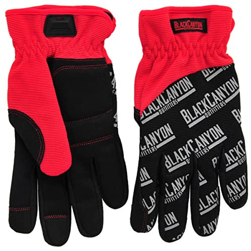 BlackCanyon Outfitters BHG624L Handschuhe mit hoher Fingerfertigkeit und 3M Thinsulate, Größe L