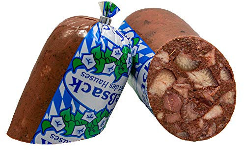 Food-United Presswurst PRESSSACK ROT 2x ca 500g Bayrische-Presskopf-Wurst bekannt als Schwartenmagen Schweinskopfsülze Blunzen o. Saumagen traditionell-würziger Geschmack