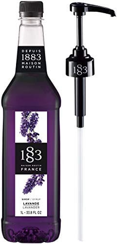 Routin 1883 Premium Lavender Syrup (Plastic Bottle) 1L + Pump