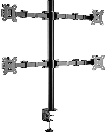 Speaka Professional SP-MM-540 Monitorhalterung 4 Display(s) 43,2 cm (17) - 81,3 cm (32) Schwarz Drehbar, Höhenverstel