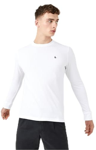 Jack Wills Mens Sandalseford Long Sleeve T-Shirt White L