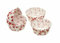 100 Mini Cupcake Cases Quality Paper Baking Multi Design Colours Christmas Party (Red Hearts)