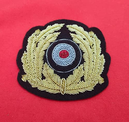 AnsonBoy WWII WW2 German Battleship War Navy Hat Cap Badge Patch Hochwertiger Metalldraht