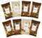 FOODIN Schoko Bites- 8 Sorten,ohne Zuckerzusatz, 100% Bio Choco Bites, Vegan Bites, Nüsse, Früchte, Beeren Süßigkeiten & Snacks, Ideal für Schokoladengeschenke - 8er Pack Rohschokolade, Gesamt 470g