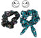 Disney Nightmare Before Christmas Haargummi- und Ohrring-Set, Blau und Schwarz, 2-teilig, 2 count (Pack of 1), Zink, Kein edelstein