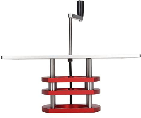 Elevador de Enrutador, Elevación Manual Kit de Sistema de Elevación de Enrutador Placa Base de Inserción de Sierra de Mesa para Enrutador para Máquinas de Corte con Diámetro de (Astilla)