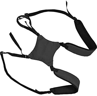 rockible Golftaschen Schultergurt, Ersatzgurt, Leichte Tragetaschengurte, Rucksack Schultergurt, Gepolsterte Tragegurte, 600D Oxford Gewebe, Schwarz