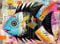 Angelfish Abstract - Premium New 1000-Piece Jigsaw Puzzle for Adults - Vibrant Artistic Marine Design - Eco-Friendly Materials - Unique Gift - from Cross & Glory - Challenging Brain Teaser