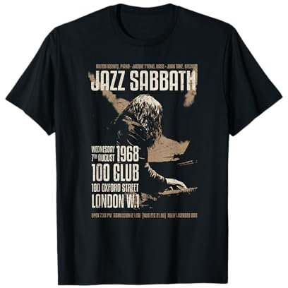 Jazz Sabbath - 100 Club London 1968 T-Shirt