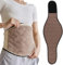 Nierenwärmer Winter Rückenwärmer Kunstfell Gefüttert Taillenwärmer Bauch Taille Rücken Unterstützung Ruckenstütze Wärmegürtel mit Klettverschluss Bauchwärmer Warm Rückenbandage Damen Herren Braun