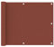 KTHLBRH Balkon-Sichtschutz Terracotta-Rot 75x500 cm Oxford-Gewebe, Sichtschutz Zaun, Balkonmarkisen, Balkonsichtschutz - Privatsphäre und stilvolle Dekoration für Ihren Balkon