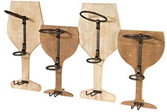Novità Home Portabottiglie a parete a forma di calici