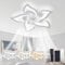 YUNLONG Lampadario con Ventilatore da Soffitto Compatibile con Alexa e Google Assistant, Ventola Soffitto con Luce Silenzioso, Motore DC Estate Inverno, Dimmerabile, per Camera da Letto, Cromo