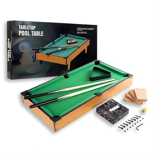 Billard-Spieltisch, Billiard Tisch Für Kinder, Tischtennisplatte, Verstellbarer Billardtisch Kickertisch Für Kinder, Pädagogischer Lerntisch Zur Unterhaltung, Familien-Billardtisch Zum Entspannen