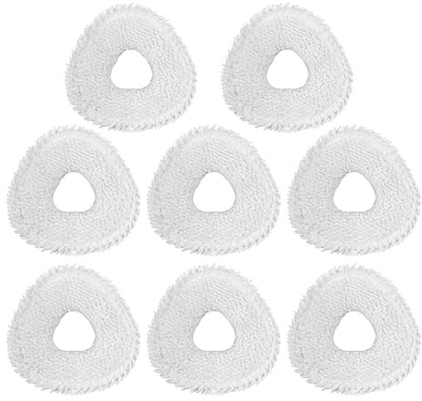 8 Stück Wischtücher Ersatzteile für NARWAL Freo X Ultra/NARWAL Freo Saugroboter, Wiederverwendbares Mikrofasertuch Wischpad (Nicht geeignet für Freo X Plus)