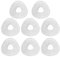 Lot de 8 lingettes de rechange pour robot aspirateur NARWAL Freo X Ultra/NARWAL Freo, chiffon de nettoyage en microfibre réutilisable (ne convient pas pour Freo X Plus)
