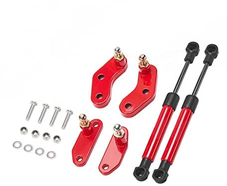 JUANZD 1/2 Pair UTV Accessories Aluminum Anodized Door Opener Sets Compatible With Maverick X3 2/4 Doors 4x4 2017-2022(Red 1 pair)