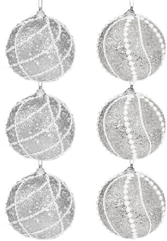M&W DAS DESIGN Weihnachtskugeln Christbaumkugeln Christbaumschmuck Rot Mini Klein Outdoor Weihnachtskugeln 8 cm