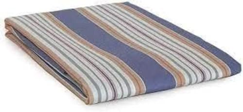 Corredocasa Tenda da Sole a Righe Strette con Anelli per Esterno da Balcone in Tessuto Resistente che Protegge dai Raggi Solari (Blu, 280L x 300A cm (1 Pannello))