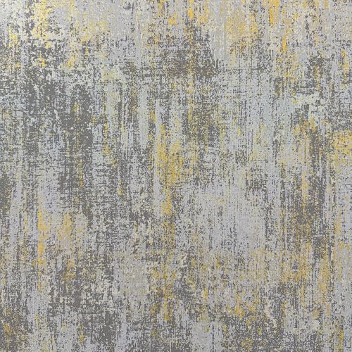 Selbstklebende Tapete Distressed Beton Klebefolie Möbelfolie Abziehen und Aufkleben Vinyl Metallic Industrieller Wandaufkleber Wasserdicht Strukturtapete 44x1016cm