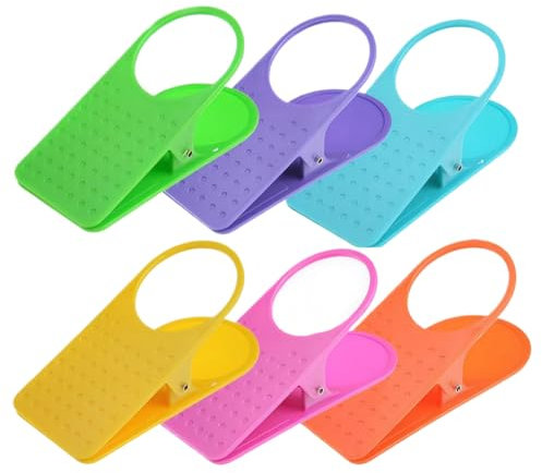Clip On Cup Holder Desk Table Beverage Non-Slip Grip