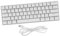 Lurrose Clavier mécanique Filaire Clavier pour Ordinateur Portable Clavier avec rétro-éclairage Clavier LED Clavier pour Les Jeux Clavier Informatique Clavier de Joueur Abdos Blanche