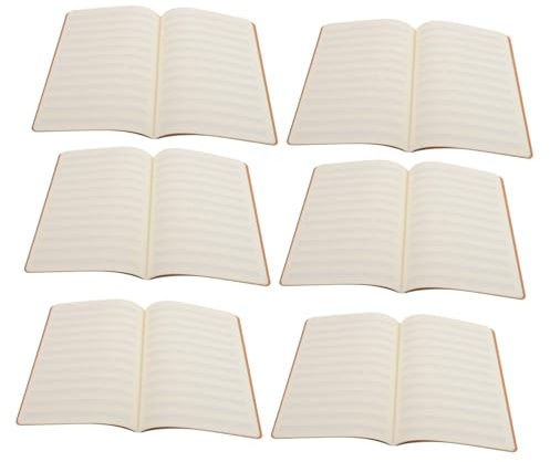 Uonlytech 10stücke Notizbücher mit Linien Übungshefte für Schüler Schulbedarf Schreibhefte Hefte