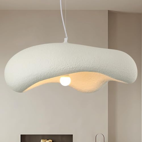 Moderne hängelampe Nordische,Pendelleuchte Wabi-Sabi Stil kreative Hängebeleuchtung,Verstellbare kronleuchter E27 hängeleuchte für Küche,Esszimmer,Wohnzimmer,Schlafzimmer,60 cm,Keine Lichtquelle