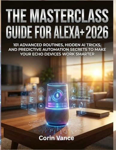 THE MASTERCLASS GUIDE FOR ALEXA+ 2026: 101 ADVANCED ROUTINES, HIDDEN AI TRICKS, AND PREDICTIVE AUTOMATION SECRETS TO MAKE YOUR ECHO DEVICES WORK SMARTER