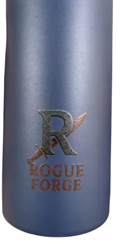 Stainless Steel Water Bottle/Insulated with 2 Lids (Navy Blue, Screw Cap)