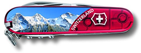 Victorinox Schweizer Taschenmesser, Climber, Multitool, Swiss Army Knife mit 14 Funktionen, Klinge, Korkenzieher, Dosenöffner