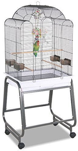 Montana Cages ® | Sittichkäfig, Käfig, Voliere, Vogelkäfig Memphis I - Antik inkl. Ständer
