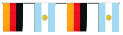 Flaggenfritze® Freundschaftskette Deutschland - Argentinien