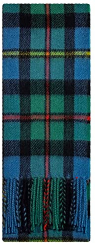 I LUV LTD MacLeod of Harris Ancient Tartan 100% Lammwolle Schal Hergestellt in Schottland