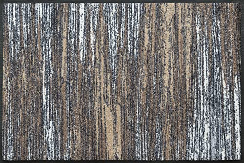 wash+dry Fußmatte, Scratchy beige 50x75 cm, innen und außen, waschbar