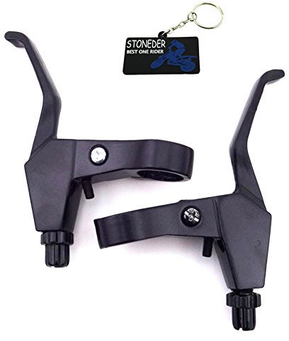 STONEDER Bremshebel für 43 cc, 47 cc, 49 cc, 22 mm, schwarz, Legierung, für 2-Takt-Motoren chinesisches Minimoto Mini Pocket Dirt Bike