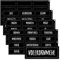 Chroma Products 48 Haushaltsetiketten/Haushaltsaufkleber schwarz für Vorratsdosen - beschriftet, selbstklebend, auch in weiß, 7,0x2,6cm