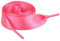 Jamron Flach Seide Satin Band Schnürsenkel 2CM Breit für Turnschuhe Ballerinas Pumps P13 Pfirsich 100CM