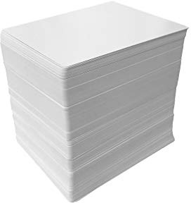 180 Blanko Spielkarten, Poker Größe 63 mm x 88 mm Benutzerdefinierte Karten | Gestalten Sie Ihre eigenen Spielkarten, Lernhilfen oder Spielprototypen mit 180 haltbaren Blankokarten, unbeschichtet