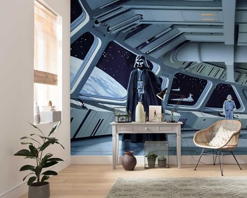 Komar Vlies Fototapete Star Wars Classic RMQ Stardestroyer Deck | Größe: 500 x 250 cm (Breite x Höhe), Bahnbreite 50 cm | Tapete, Wandbild, Dekoration, Kinderzimmer, | DX10-063, bunt