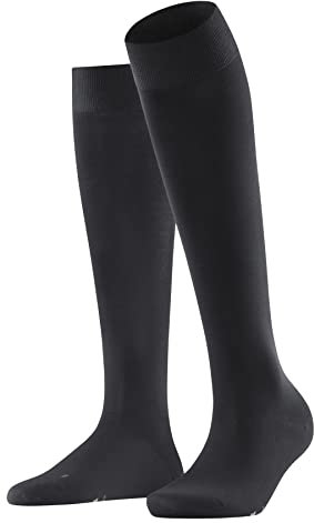 FALKE Damen Kniestrümpfe Vitalizer W Kh Baumwolle mit Kompression 1 Paar, Grau Anthracite 3599, 35-36