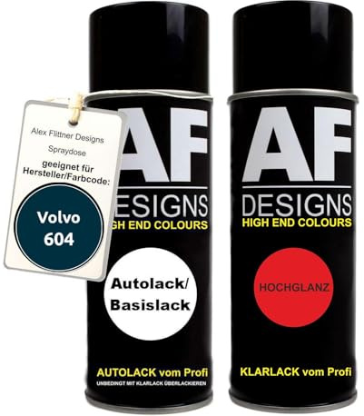 Alex Flittner Designs Spraydose für Volvo 604 Midnight Blue Basislack | Spraydose für Volvo 604 Midnight Blue Basislack – Ausführung und Lieferumfang gemäß gewählter Angebotsvariante