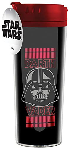Star Wars Taza de viaje (diseño de Darth Vader) de 473 ml, producto oficial