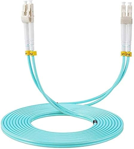 Elfcam® - Fibra Óptica Cable LC/UPC a LC/UPC OM3 Multimodo Duplex 50/125um LSZH, 200M